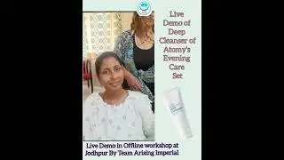 Amazing Demo of Atomy's Deep Cleanser by Beauty Expert@globalatomy_in
