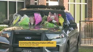 Memorial grows for North Kansas City Police Officer Daniel Vasquez