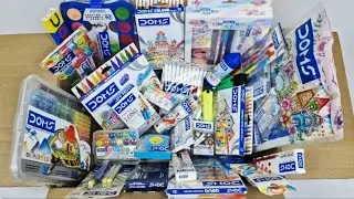 Doms Stationery Collection Crayons, Water Colors, Oil Pastels, Sharpener, Eraser, Pen, Jumbo kit etc