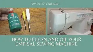 How To: Clean and Oil Your Empisal Sewing Machine| Dintle Pondo| South African YouTuber