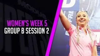 WHO WILL WIN GROUP B!?!🏆🎯 | Live Darts |  Women's Week 5 | Group B Session 2