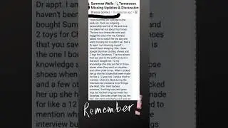 who remembers this facebook group post or this women? Is this truthful?or the beginning of misinfo