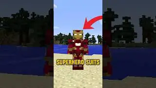 If Minecraft had Superhero Suits!😱#minecraft #minecraftmods