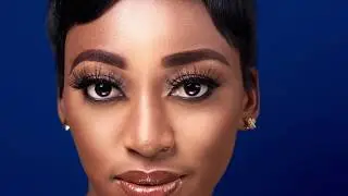 photo STUDIO 44 Yaound&eacute; Cameroun Sony A 7 III  Retouch frequency separation darkskin makeup