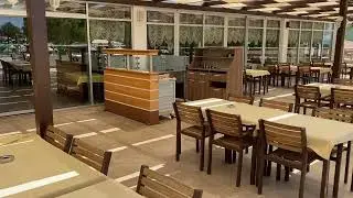 GREEN MAX HOTEL &ndash; Терраса ресторана (Restaurant terrace)