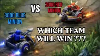 &ldquo;3000 BLUE MINION VS 3000 RED MINION&ldquo;WHO IS THE STRONGEST ? RED OR BLUE😈