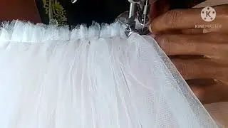 How to gather a Tulle without foot