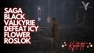 [SAGA] BLACK VALKYRIE DEFEAT ICY FLOWER ROSLOK - LEGEND OF YMIR #legendofymir