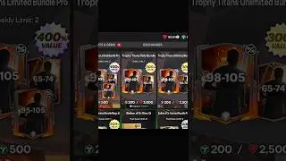Trophy Titans first pack opening...😁🤥 #fifa #shorts # #fcmobile #football