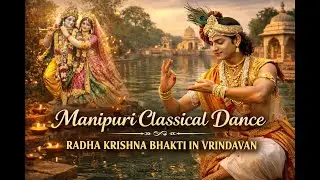 Manipuri Classical Dance in Vrindavan | Graceful Radha Krishna Bhakti Performance