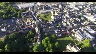 Pittencrieff Park in Dunfermline, aka The Glen. Shot from a drone!