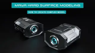Maya Hard Surface Modeling | How To Learn Any 3D Software | Maya Hard Surface Modeling Workflow