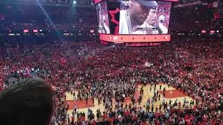 Raptors 2019 Eastern Conference finals trophy presentation
