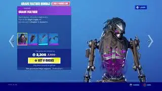 *NEW* GRAVE FEATHER BUNDLE IN FORTNITE! (NIGHT FLIGHT SET)
