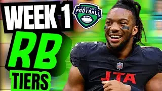 Fantasy Football Week 1 RB Rankings (Power Rankings 2025)
