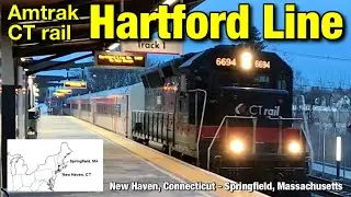 [ USA Train ] Ride 7 trains on the Amtrak/CT rail Hartford Line (New Haven-Springfield)