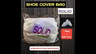 Review Shoe Cover SOLID kemasan BAG Kemenkes RI AKD 11603120103