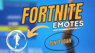 RUN IT DOWN | Fortnite Emote