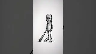 Brainrot StickMan speed drawing 😳 #shorts #sahur #brainrot #memes #drawing