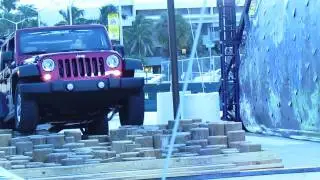 South Florida Auto Show, Camp Jeep Ride off-road driving course Jeep Wrangler