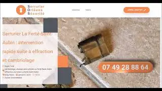 Serrurier La Fert&eacute;-Saint-Aubin : intervention rapide suite &agrave; effraction et cambriolage