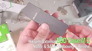Hiksemi External SSD Case M.2 NVMe & SATA &ndash; Unboxing & Review