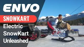ENVO Drive Systems Electric SnowKart Unleashed | Better than a Snowmobile?