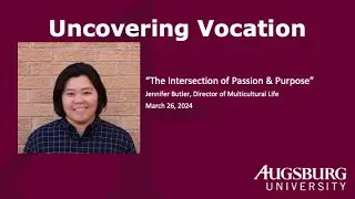 Uncovering Vocation Jennifer Butler 2024.03.26