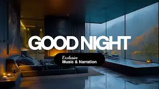 THE RAINY NIGHT | 1 Hour Deep Sleep Meditation with Calming Rain &  Narration