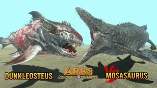 NEW UNIT Dunkleosteus vs Mosasaurus vs ALL SEA UNITS - Animal Revolt Battle Simulator