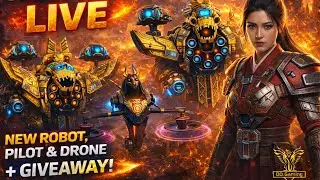 War Robots Update 11.7 LIVE 🔥 New Robot, Pilot & Drone + GIVEAWAY