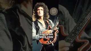 Brian May & His Sixpence Pick! #guitar #brianmay #voxamp