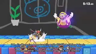 Tilt Attack Fox using Beehive picking up Motion-Sensor Bomb... - SSBU