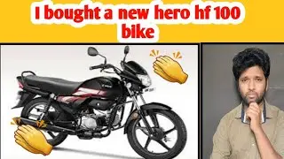 I bought a new bike | hero hf100 | akashism | akash | tamil |