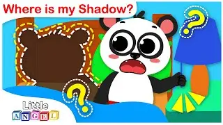 Where is my Shadow? | Baby Panda Learns about his Shadow| Nursery Rhymes by Little Angel