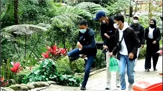 Bushman Prank di Hutan Pinus Limpakuwus.. Tertawa kocak