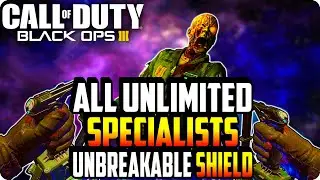 BO3 Zombie Glitches: All Unlimited Specialists & Unbreakable Shield Glitch - Black Ops 3 Glitches