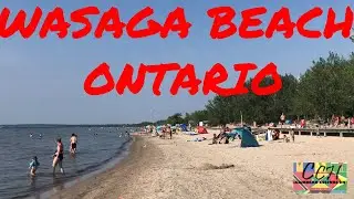 My Trip To Wasaga Beach Ontario Canada - Walk along the world longest freshwater beach Soca Music 4K
