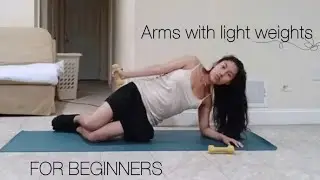 Arms workout for beginners with light weights | 25-minute