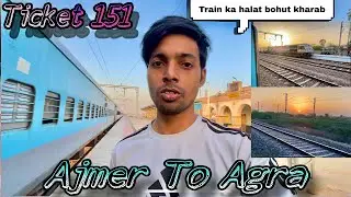 22987 Ajmer To Agra Fort Best Special Train Information || Indian Railway 😍