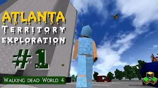 Survivalcraft 2 map The Walking Dead. Atalanta: TWD walkthrough, gameplay #1