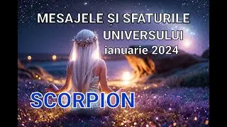 SCORPION 💫🔮 Începe o nouă etapă romantică. Eliberează negativitatea, acționează, comunică, încearcă!