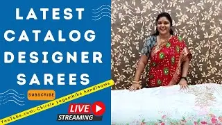 LATEST CATALOG DESIGNER SAREES | Live Streaming | ONLINE SALES+FREE SHIPPING | YOGAMBIKA HANDLOOMS.