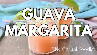 Guava Margarita - Easy and Delicious Tropical Cocktail Recipe for Summer!