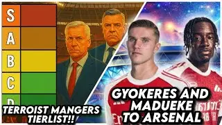 Terrorist Manager Tierlist | Gyokeres And Madueke To Arsenal | Social Media Reaction (TRACKBACK)