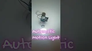 best science project | motion light #shorts #arduino #scienceproject #pirsensor