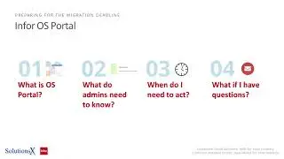 Infor OS Portal Migration