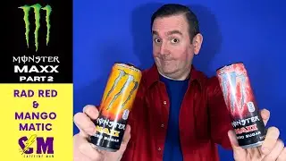 Обзор энергетического напитка Monster Maxx, Mango Matic, Rad Red, энергетический напиток без саха...