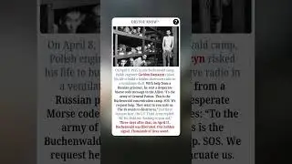 The SOS That Saved A Concentration Camp