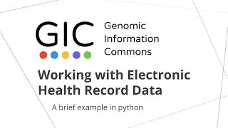 Working with Electronic Health Record data in python (short)